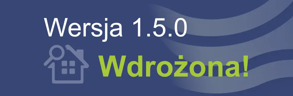 Wersja aplikacji 1.5.0 – uruchomiona