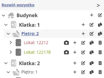 Pomoc systemu Przeglady Budynku