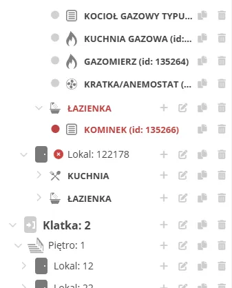 Pomoc systemu Przeglady Budynku